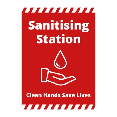 Sign - Sanitising Station - Alert